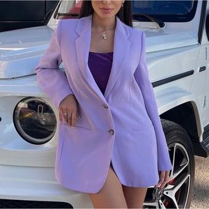 Zara Lavender Blazer
